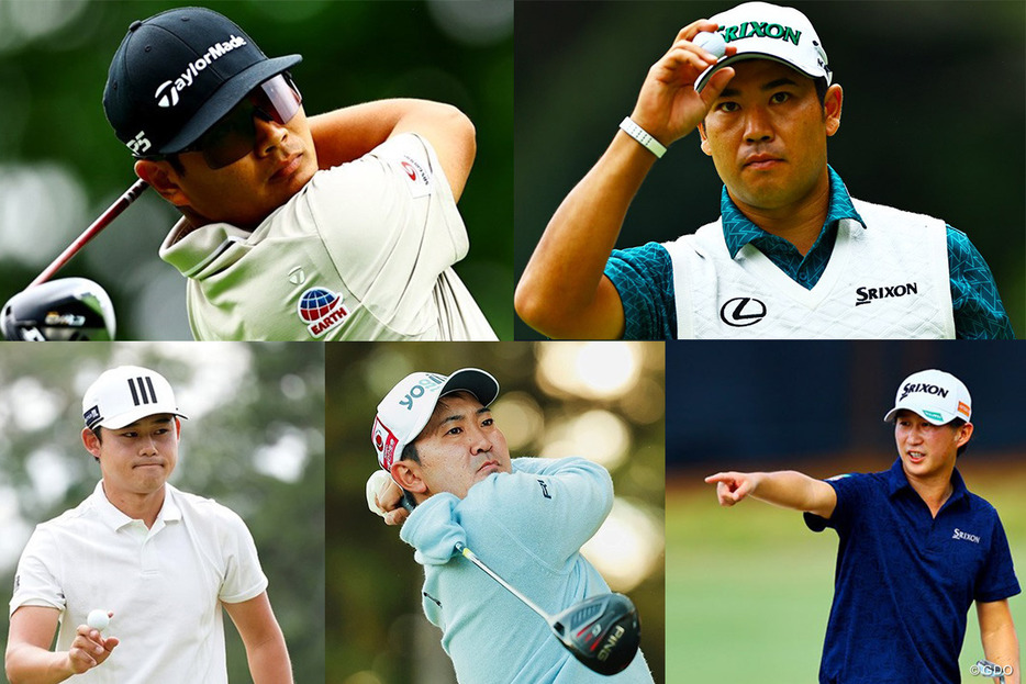 日本人PGAツアー選手は5人に