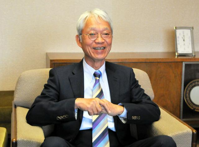 TOTOの清田徳明社長=2024年11月29日、北九州市小倉北区、江口悟撮影