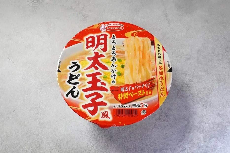 エースコック とろとろあんかけの明太玉子風うどん