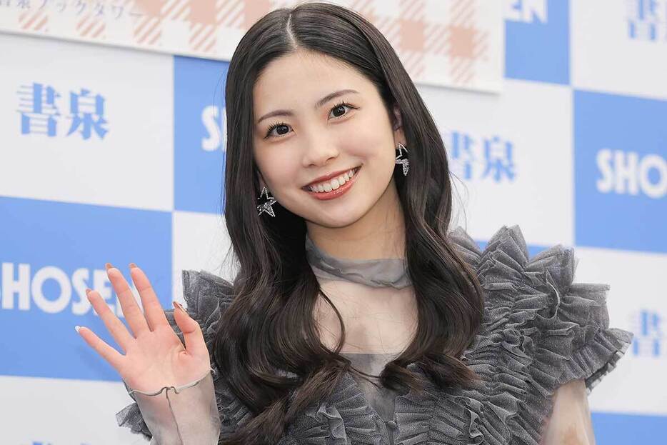 取材会に出席したモーニング娘。'24の櫻井梨央【写真：ENCOUNT編集部】