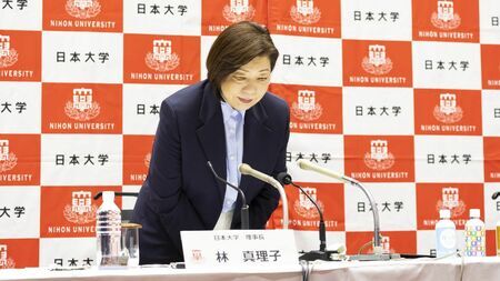 2023年7月11日の林真理子理事長による「日大改革」記者会見。その裏側で何が起きていたのか（撮影：今井康一）