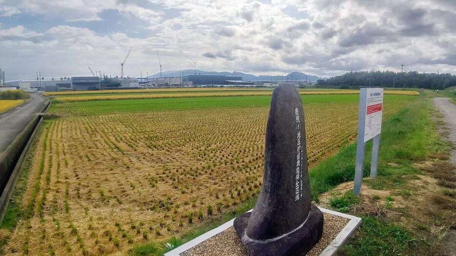 全国で初めて貯留機能保全区域に指定された奈良県川西町の唐院地区＝奈良県川西町（秋山紀浩撮影）