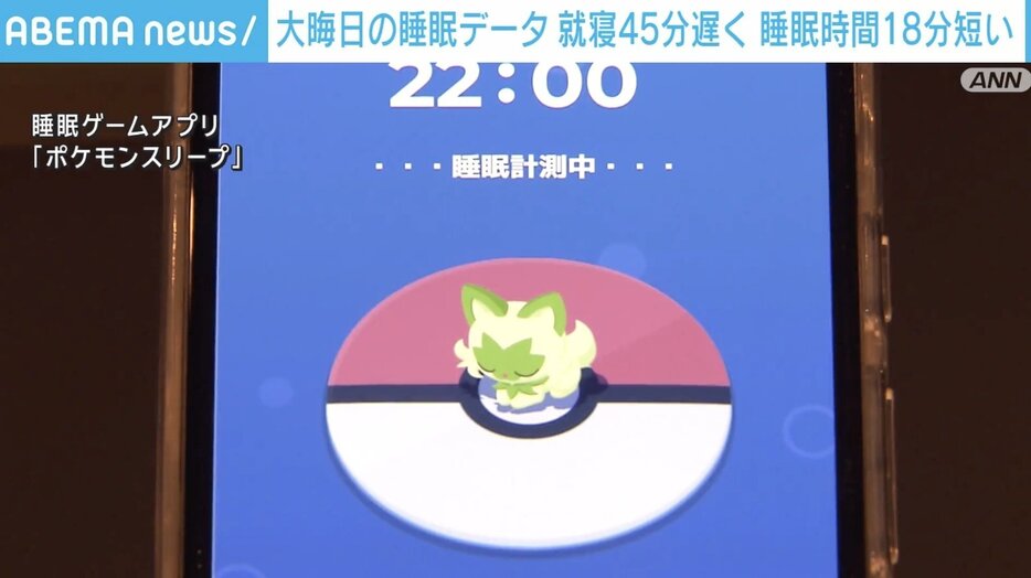 睡眠ゲームアプリを提供する「ポケモンスリープ」