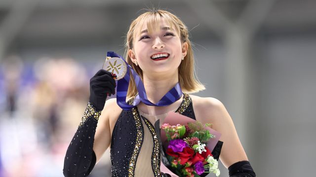 全日本選手権で4連覇を果たした坂本花織選手【写真：西村尚己/アフロスポーツ】