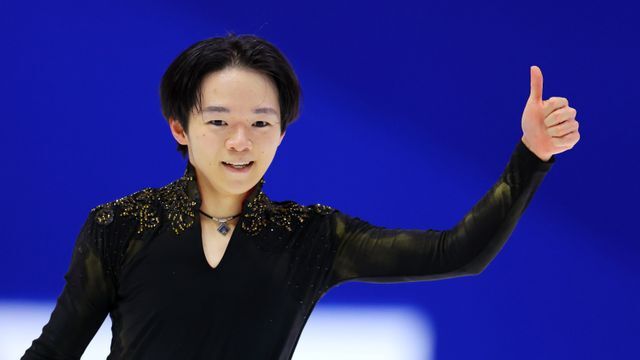 フィギュア・鍵山優真選手【写真：西村尚己/アフロスポーツ】