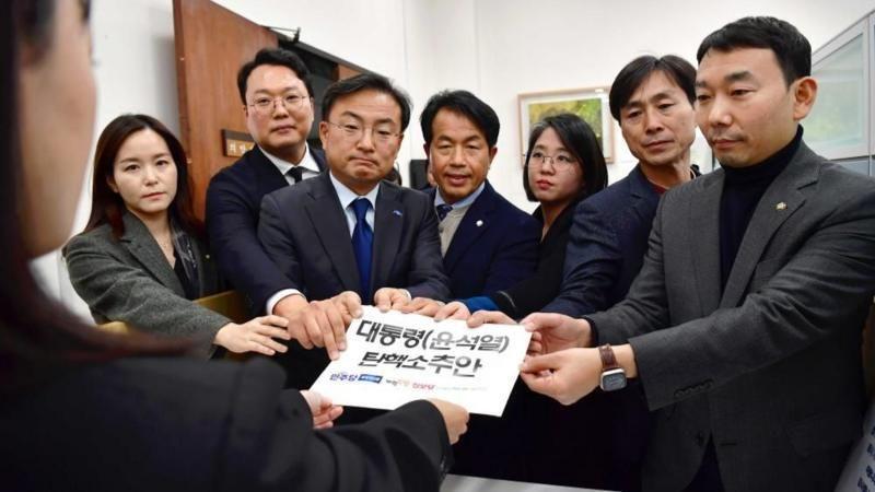 韓国の野党6党、尹大統領の弾劾訴追案を提出　非常戒厳の宣布は「反乱行為」