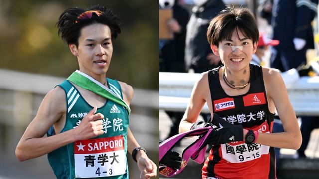 1年の日本選手区間最高記録を持つ太田蒼生選手、平林清澄選手（写真：松尾/アフロスポーツ/日本スポーツプレス協会、日刊スポーツ/アフロ）