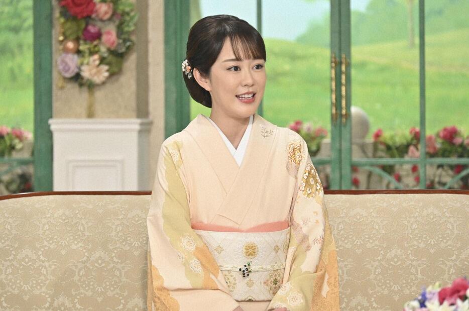 12月2日放送の「徹子の部屋」に出演した丘みどりさん＝テレビ朝日提供