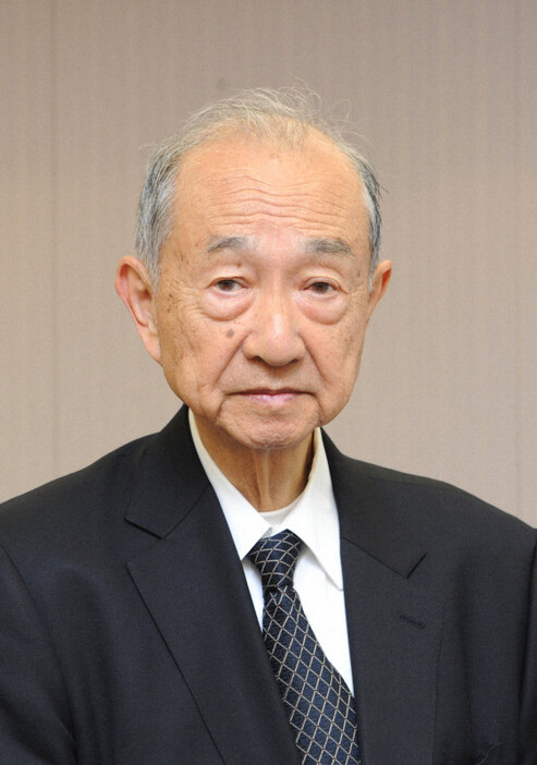 JR東海初代社長の須田寛さん＝東京都品川区で2013年11月20日、竹内幹撮影