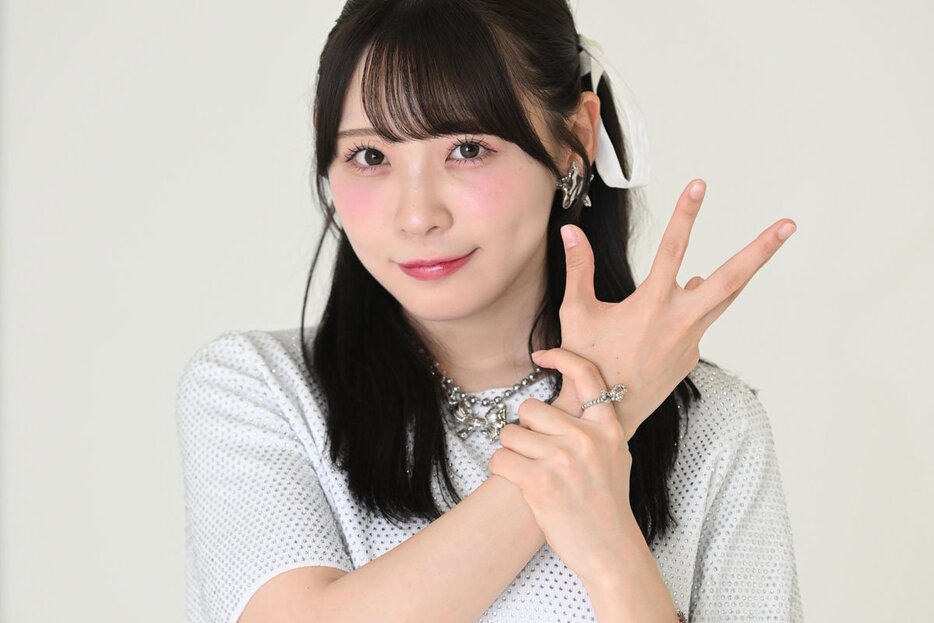 ロングインタビューに応じたSKE48の浅井裕華