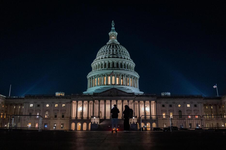 米連邦議会＝20日、ワシントン（ゲッティ＝共同）