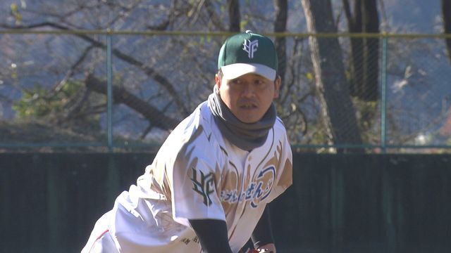 中学生対象の野球教室にも参加