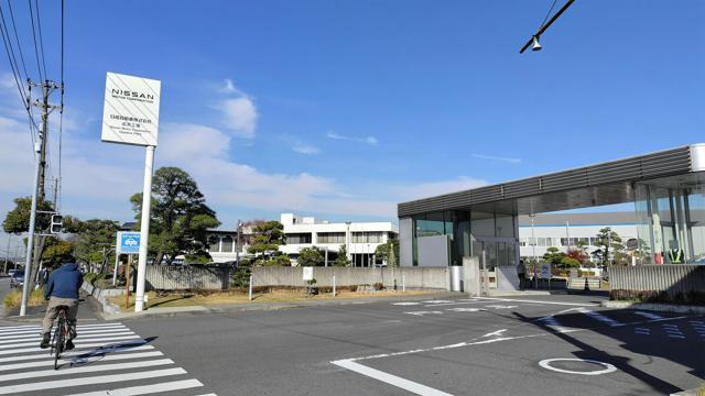 日産自動車の追浜工場=2024年12月18日午後0時34分、神奈川県横須賀市夏島町、植松佳香撮影