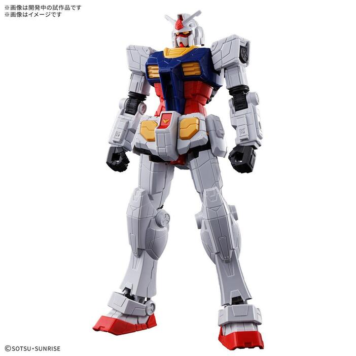 「RX-78F00／E ガンダム」のガンプラ「ENTRY GRADE 1／144 RX-78F00／E ガンダム」（c）創通・サンライズ