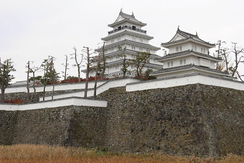 実戦を経験した数少ない近世城郭の島原城跡（長崎県島原市で）