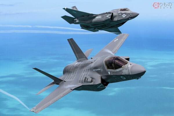 F-35A「ライトニングII」戦闘機（画像：イギリス国防省）。