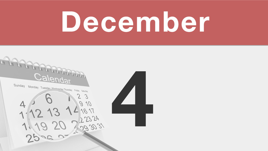 今日は何の日 : 12月04日