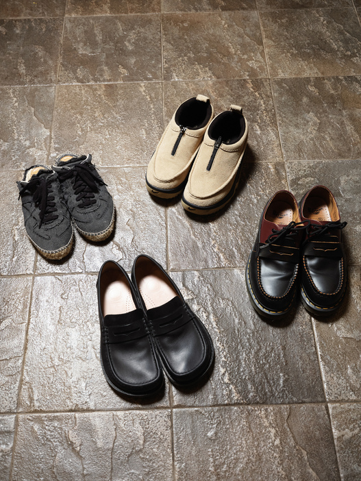 （左上から時計回り）Maison Margiela、NIKE ACG、MM6 Maison Margiela × Dr.Martens、LOEWE