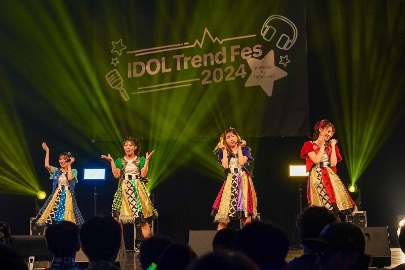 アイドルグループ16組出演、26万人が視聴　「IDOL Trend Fes 2024 powered by TikTokLIVE」