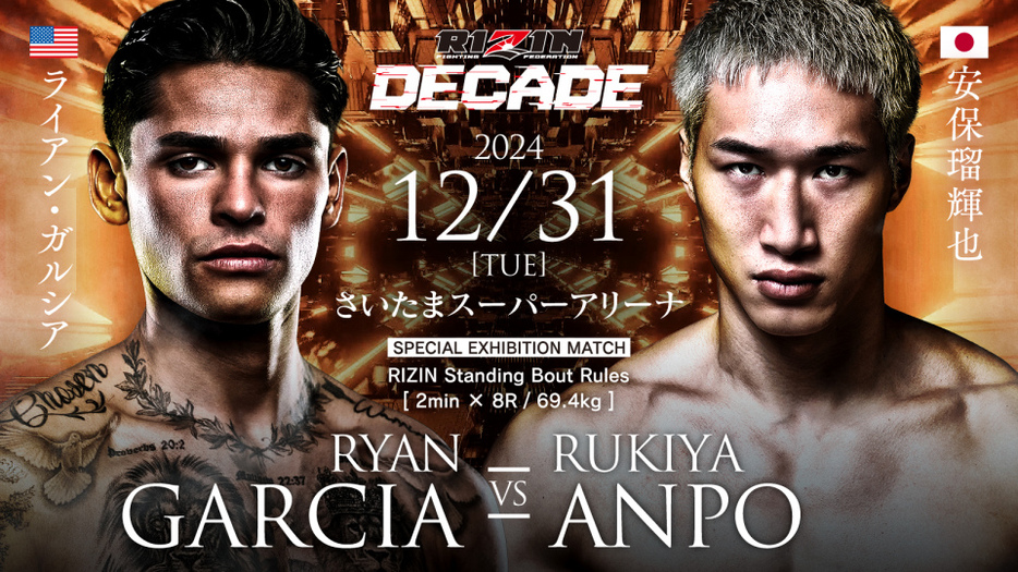 大みそか『RIZIN DECADE』