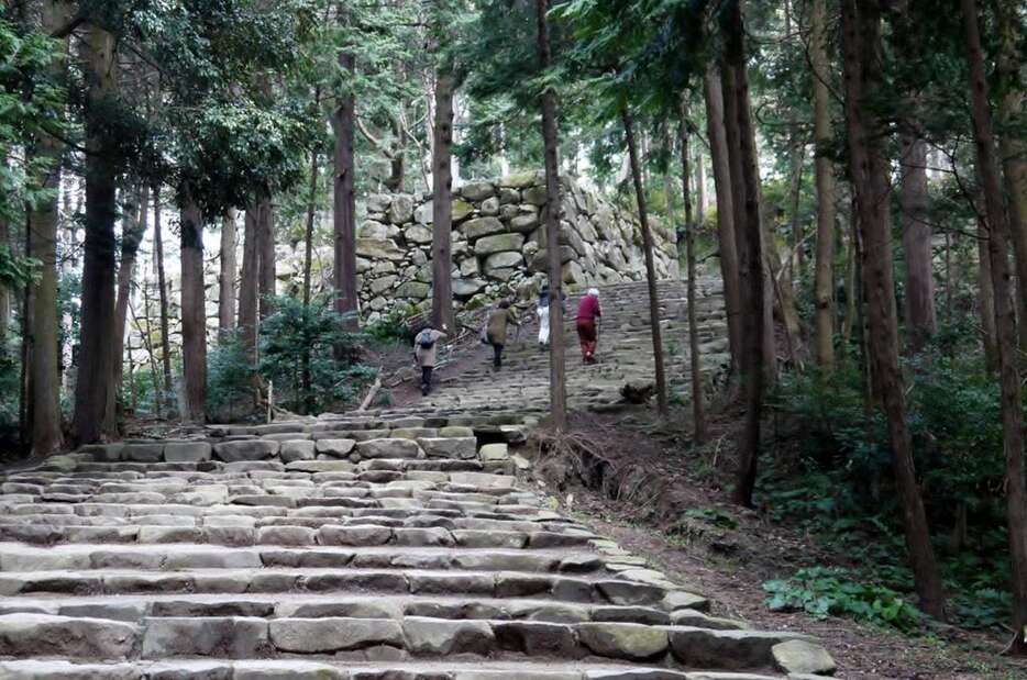 織田信長の居城だった安土城跡＝滋賀県近江八幡市