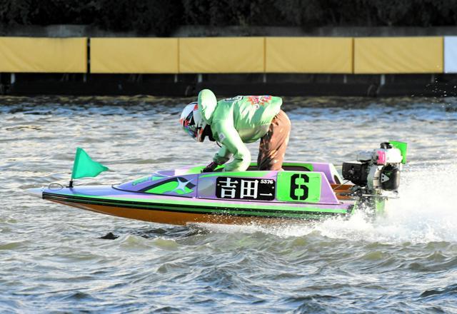 ボートレーサーとしてデビューした吉田一心選手