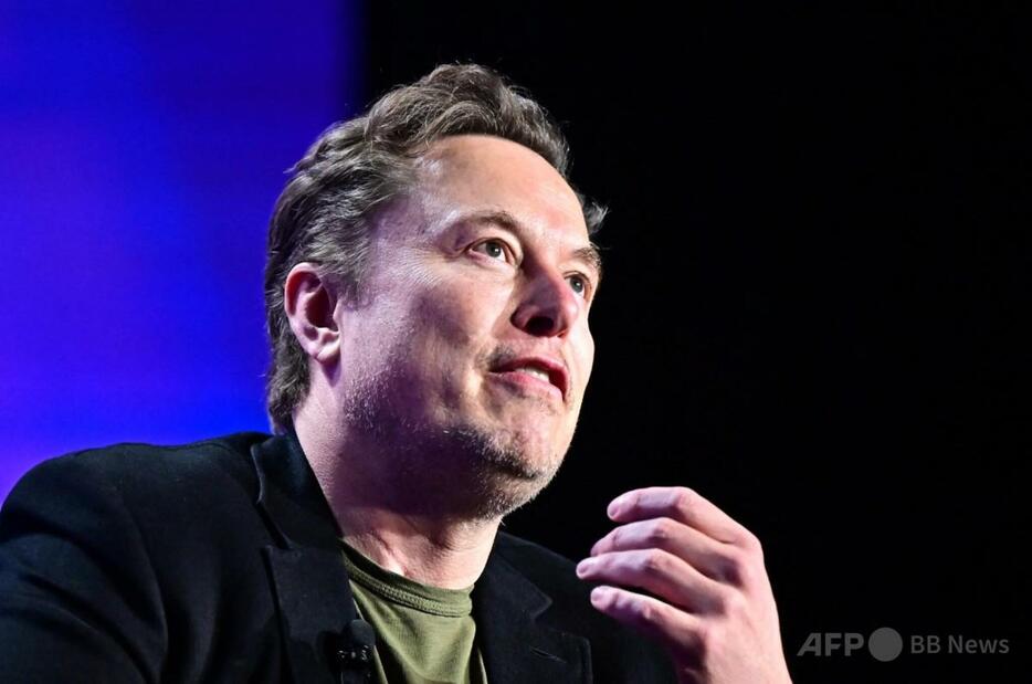 米実業家のイーロン・マスク氏。米ロサンゼルスで（2024年5月6日撮影）。【翻訳編集】 AFPBB News