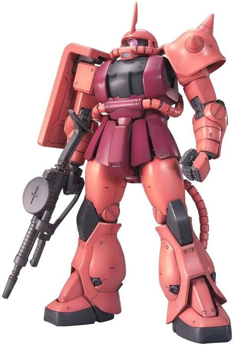 「MG 機動戦士ガンダム MS-06S シャア専用ザクVer.2.0 1/100 色分け済みプラモデル」（BANDAI SPIRITS）