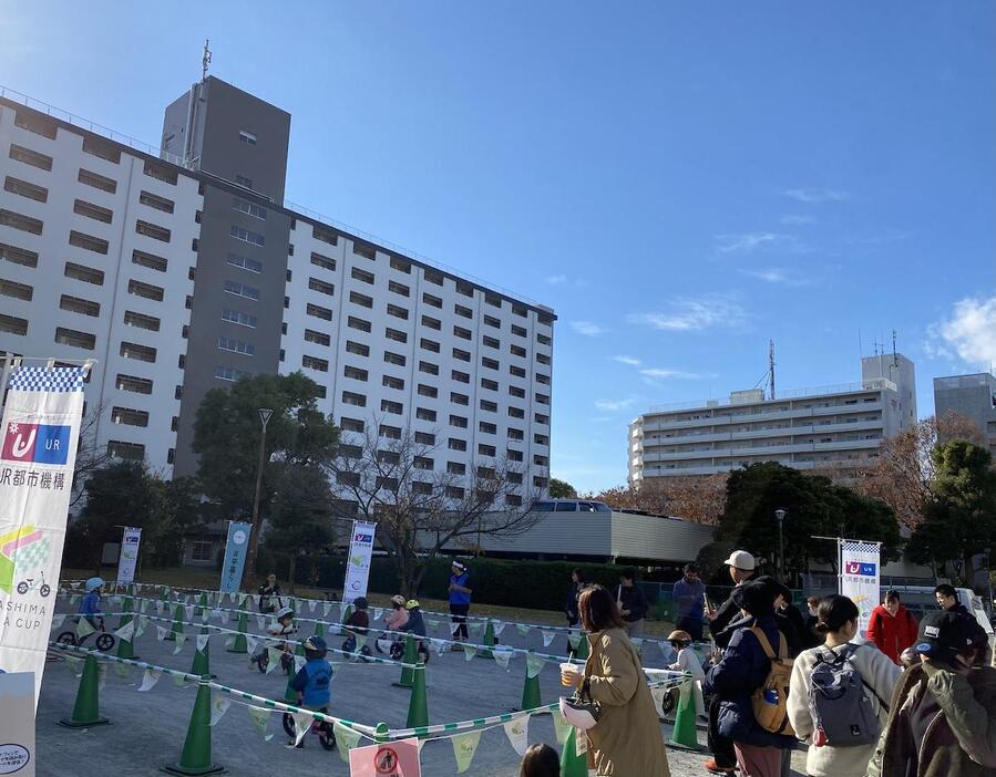 ストライダースタート練習の様子