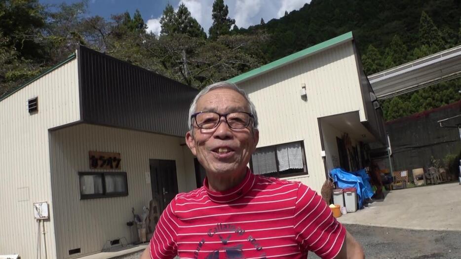 隠居生活をしようと、東栄町に移住した本村健兒さん