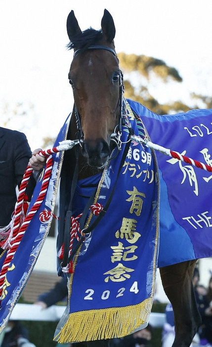 有馬記念を制したレガレイラ（撮影・五島　佑一郎）