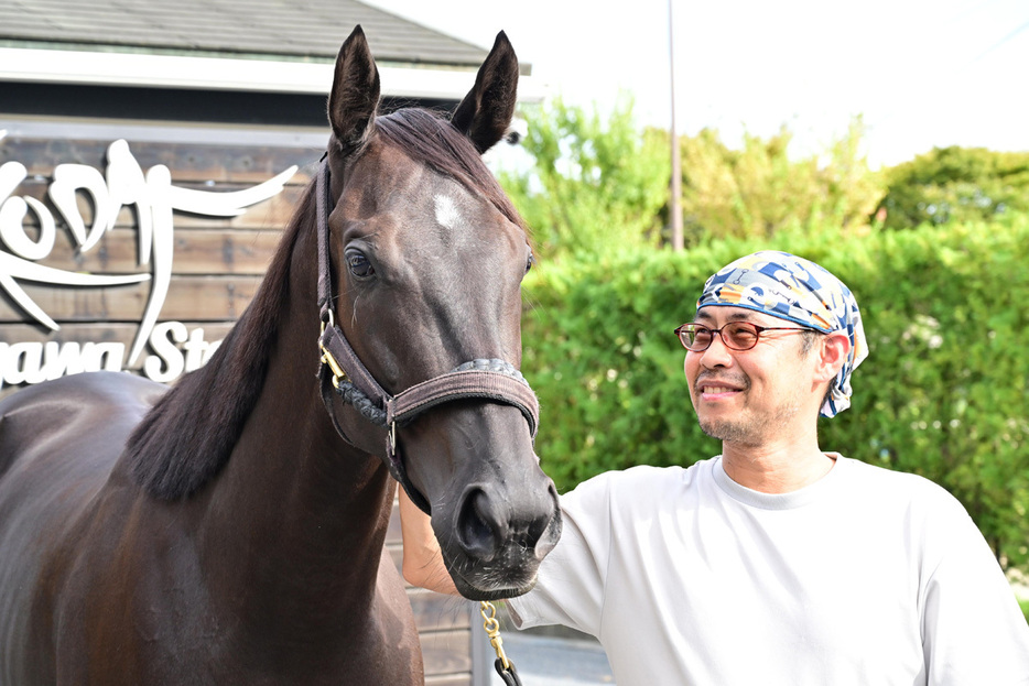 ナムラクレアと疋田厩務員