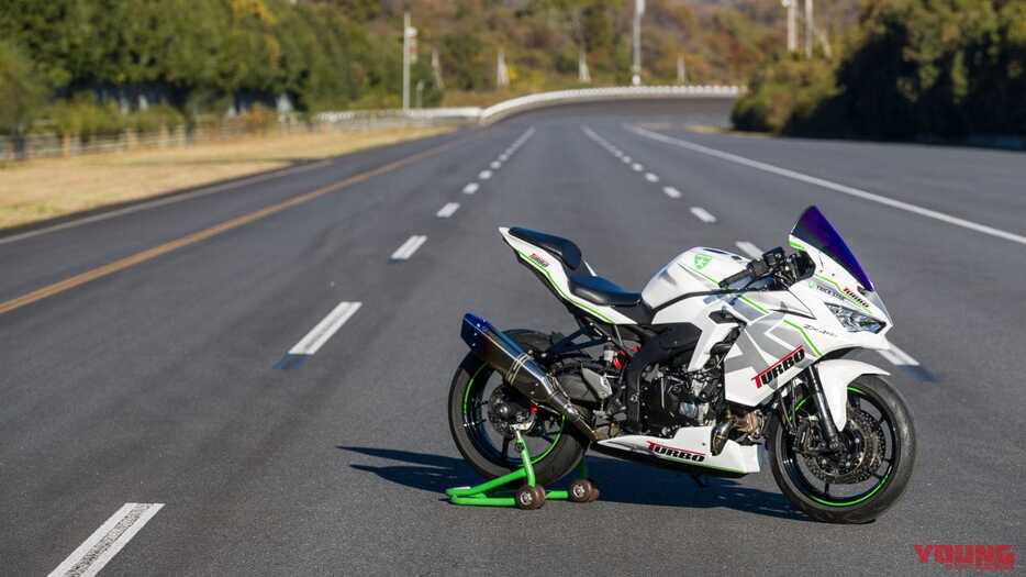 トリックスター「ZX-4R TURBO」最高速300km/hチャレンジ、シェイクダウン！