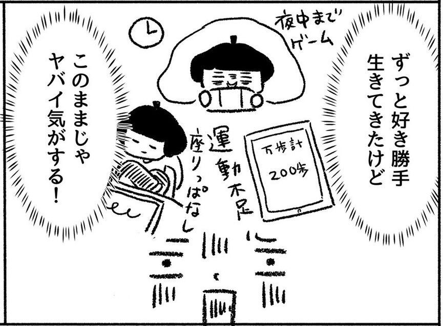 不調続きに「ヤバイ」と感じて…（川口真目さん提供）