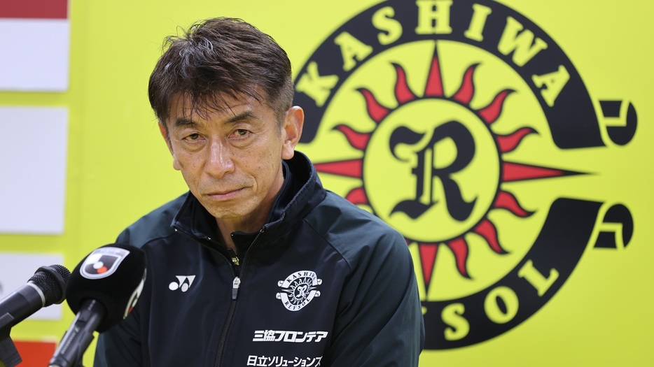 柏の指揮官を退任する井原監督 (C)J.LEAGUE