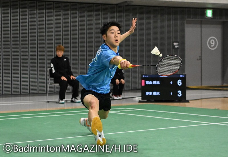 世界ランキング194位の沖本優大が同15位の常山幹太を破る