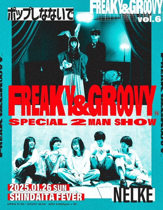 『FREAKY & GROOVY vol.6』ビジュアル