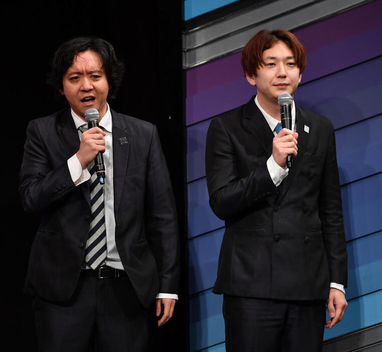 ダイヤモンドの野澤輸出（左）と小野竜輔（2023年6月撮影）