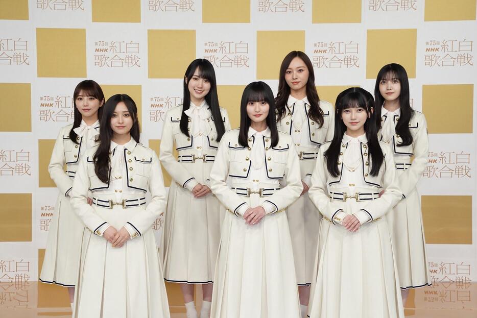 「第75回NHK紅白歌合戦」のリハーサルに登場した乃木坂46（C）NHK