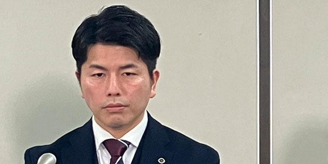 松永拓也さん（今年1月、危険運転致死傷罪の改正などを求める要望書を法務大臣に提出後の会見より）