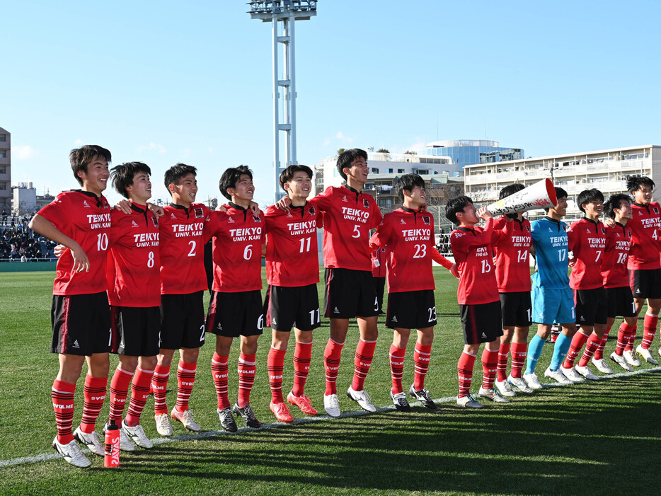 初戦突破を果たした帝京大可児高(写真協力『高校サッカー年鑑』)(HIGH SCHOOL SOCCER YEARBOOK)