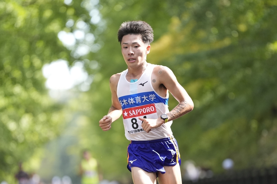 10月の箱根駅伝予選会では個人16位と好走した山崎丞