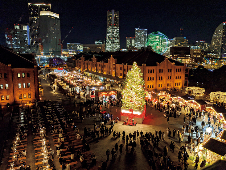 「じゃらん 行ってみたいクリスマスマーケットランキング2024」で1位を獲得した「Christmas Market in 横浜赤レンガ倉庫」（神奈川県横浜市）