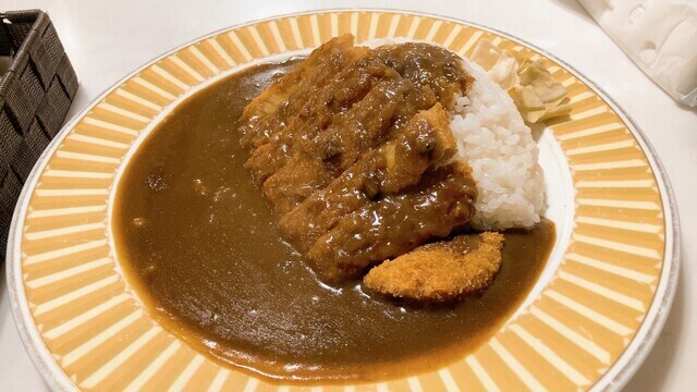 「玉造カレー＋とんかつ」