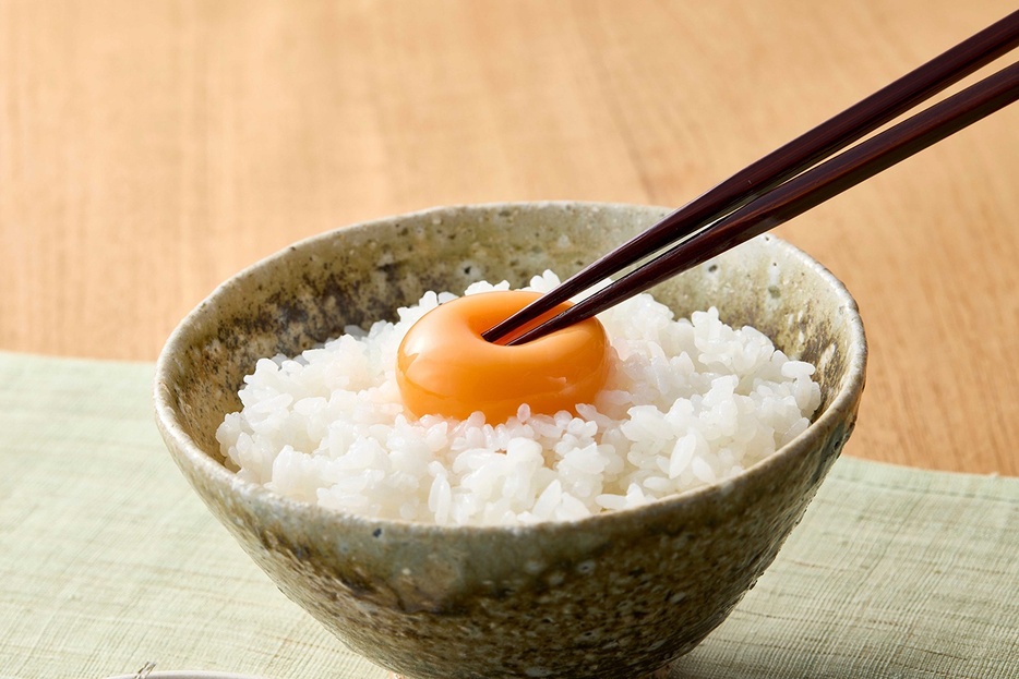 オクノの玉子を使った「タマゴかけご飯」も食べられる！