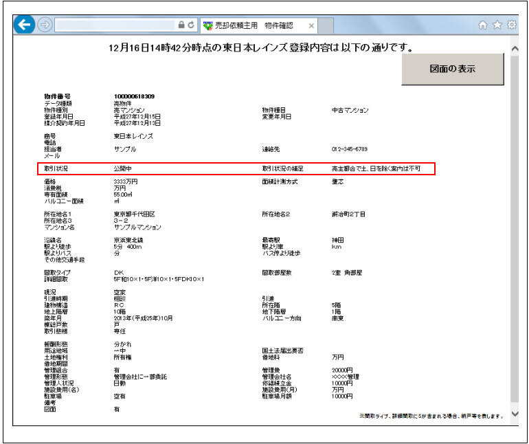 出典：「取引状況管理」機能について（公益財団法人東日本不動産流通機構）より