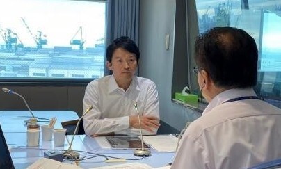 あるラジオ番組に出演した斎藤元彦兵庫県知事（写真は2023年6月のもの）＝兵庫県ホームページより