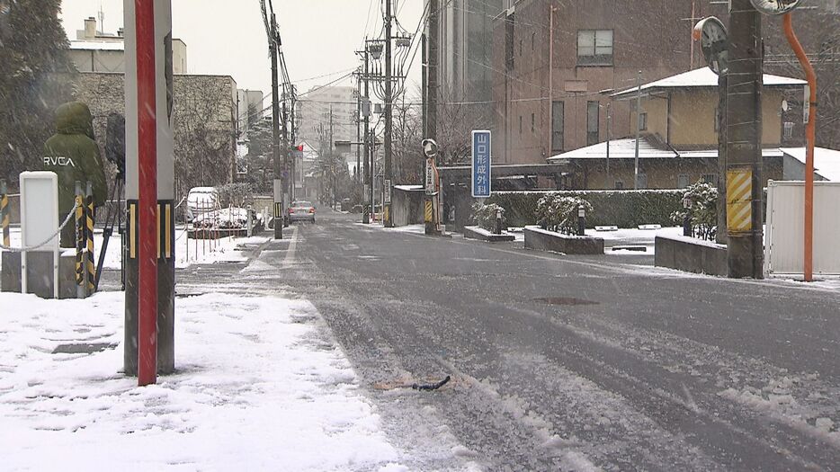 男性が倒れていた現場　長野市妻科