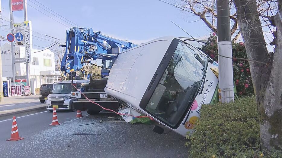 大分市の事故現場（2024年1月）