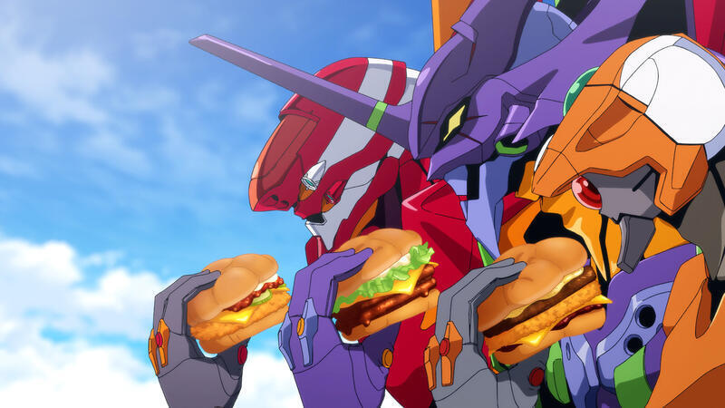 「『新世紀エヴァンゲリオン』×マクドナルド」エヴァンゲリオンバーガー誕生篇（C）カラー/Project Eva.